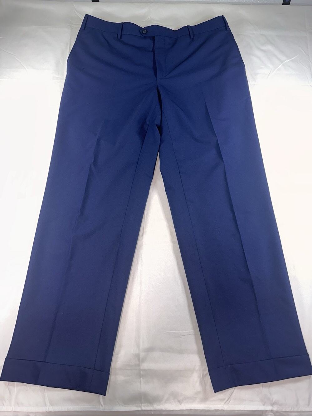 Reda Flexo Bespoke By William Men’s Blue Trousers Size 38x30